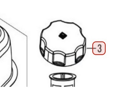 Bouchon d'éssence pour moteur Loncin / Rato (0001180037)