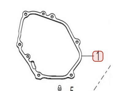 Joint de carter pour moteur Loncin / Rato (0001210303)