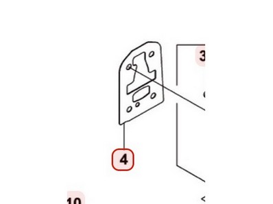 Joint d'isolant thermique pour moteur Kawasaki (110612246)