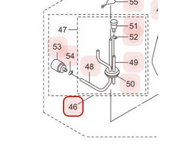 Tuyau + sortie de réservoir pour souffleur Maruyama (276092)