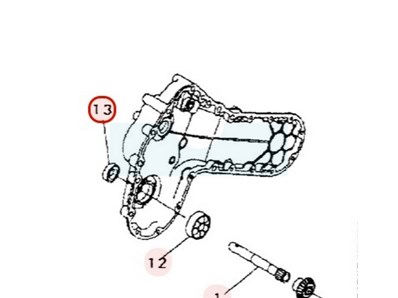 Joint spi pour motobineuse Sarp (0001000288)