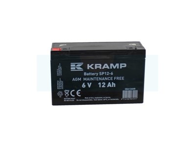 Batterie 6V 12Ah fermée Kramp (SBA126KR)