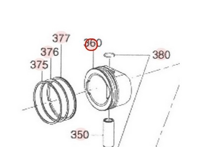 Piston pour moteur Robin / Subaru (13111Z02021099)