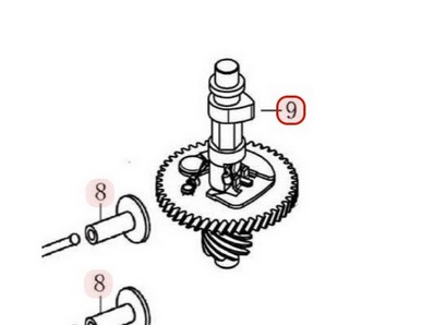 Arbre à came pour moteur Loncin (1400201480001)