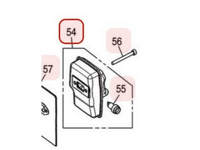 Pot d'échappement pour moteur Zenoah (848F671510)