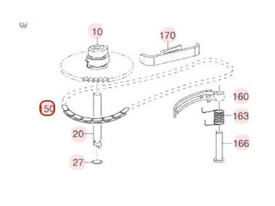 Chaîne de distribution pour moteur Robin / Subaru (90710Z02011000)
