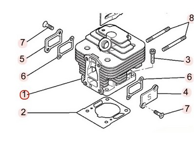 Cylindre pour moteur Mitsubishi (KC13025AA)