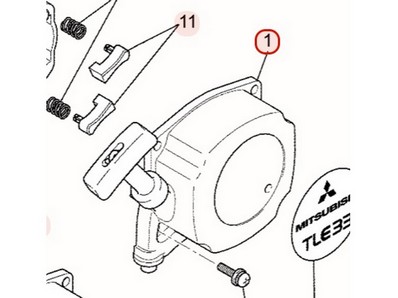 Lanceur pour moteur Mitsubishi (KS20164AA)