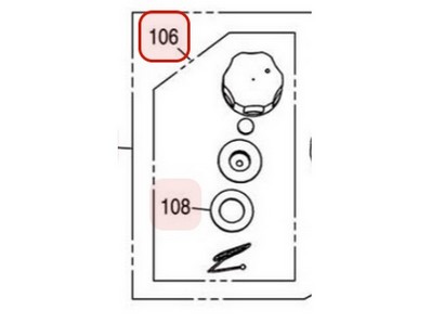 Bouchon de réservoir pour moteur Zenoah (T101585202)