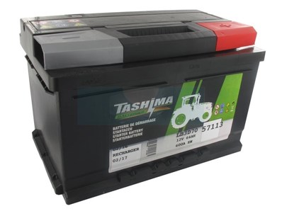 Batterie de démarrage Tashima Pb Ca/Ca, 12V - 64Ah (57113)