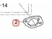 Joint d'admission pour moteur Loncin (0001180021)