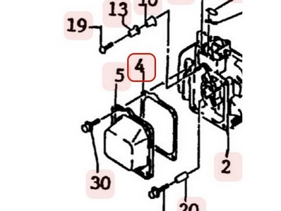 Joint de cache culbuteur pour moteur Kawasaki (110092848)