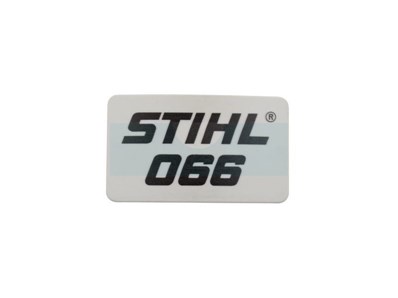 Plaque matricule pour tronçonneuse Stihl (11229671505)