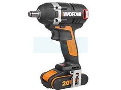 Cle a choc 20v + 2 batteries 2ah + chargeur Worx