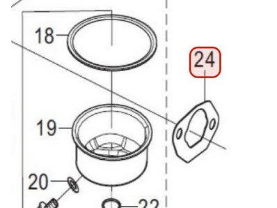 Joint de filtre à air pour moteur Loncin / Rato (0001210309)