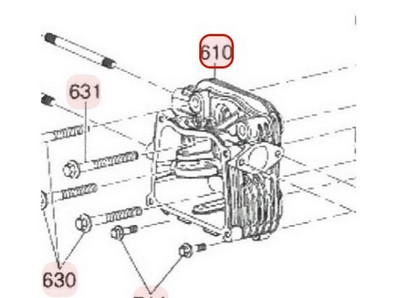 Culasse pour moteur Robin / Subaru (12140Z02021000)