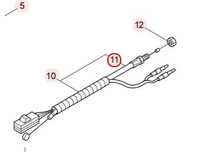 Câble d'accélérateur pour débroussailleuse Maruyama (229031)