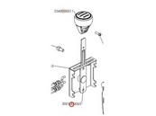 Manette de vitesse pour motobineuse Staub (3001000065)