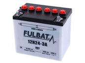 Batterie tracteur tondeuse Fulbat 12V 24Ah (12N24-3A)