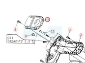 Carter de protection de pont pour motobineuse Sarp (0002010073)