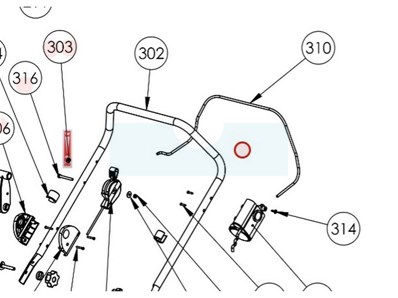 Contacteur de sécurité pour scarificateur Pubert / Roques & Lecoeur (K308060026)