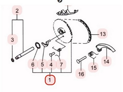 Arbre à cames pour moteur Robin / Subaru (2773160131)