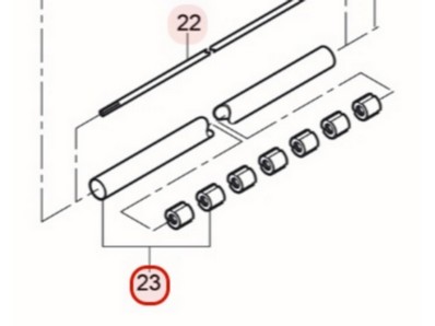 Tube (vide) pour débroussailleuse Kaaz (71130227)