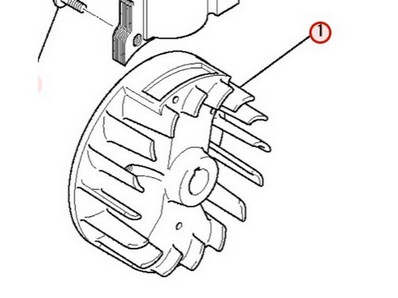 Volant magnétique pour moteur Mitsubishi (KE11022AA)