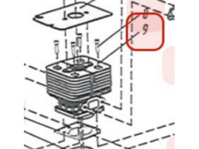 Cylindre pour débroussailleuse Sarp (YP70070130003)