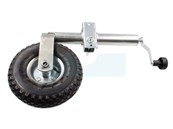 Roue jockey 260mm avec bride pour remorque