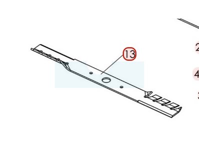Lame pour tondeuse Sarp / Pubert (0320020012)