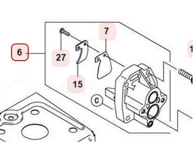 Isolant thermique pour moteur Kawasaki (120210032)