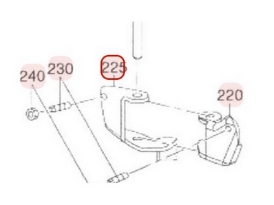 Culbuteur d'échappement pour moteur Robin / Subaru (14321Z02032000)