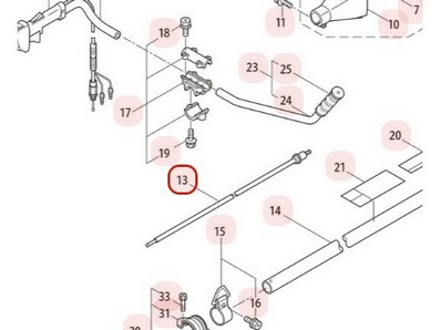 Arbre de transmission pour débroussailleuse Maruyama (217897)