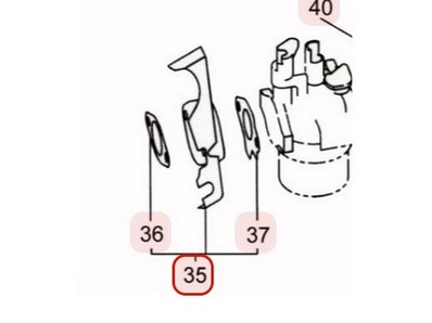 Isolant thermique pour moteur Robin / Subaru (27732902J1)