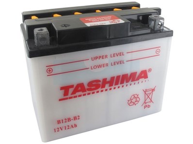 Batterie plomb Tashima renforcée 12V, 12Ah (FB12BB2)