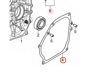 Joint de carter pour moteur Loncin / Rato (0001060053)