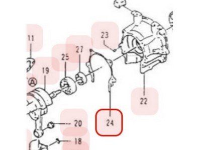 Joint de carter pour moteur Kawasaki (110092374)