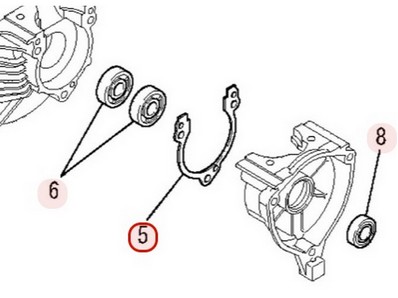 Joint de carter moteur pour moteur Mitsubishi (KW31022AA)