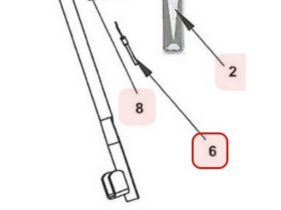 Câble d'accélérateur pour scarificateur Sarp (0308040058)