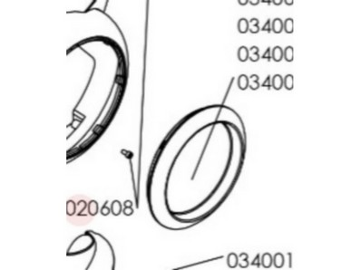 Capot transparant courroie pour motobineuse Sarp (0340010113)