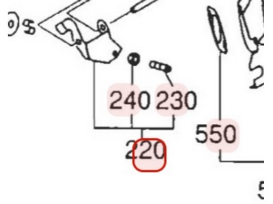 Culbuteur d'admission pour moteur Robin / Subaru (2773620100)