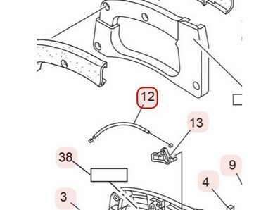 Câble d'accélérateur pour souffleur Maruyama (281862)