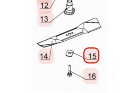 Rondelle de lame pour tondeuse Weibang (454040701004)