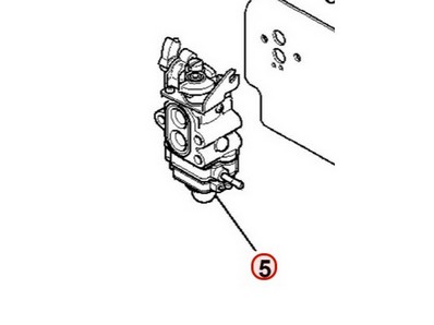 Carburateur pour moteur Mitsubishi (KK21072BA)