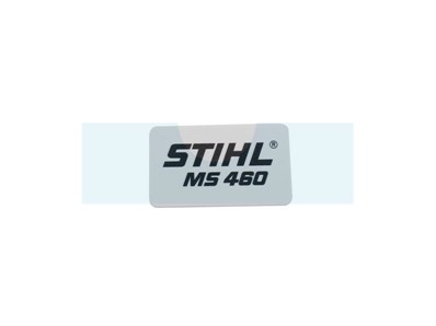 Plaque matricule pour tronçonneuse Stihl (11289671513)