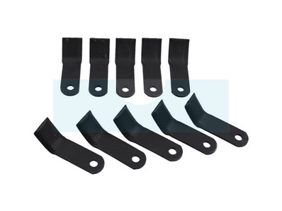 Kit de 10 couteaux de broyeur à fléau pour Oleo Mac (YF1515001)
