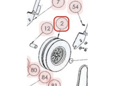 Roue pour scarificateur Roques & Lecoeur (0002020021)