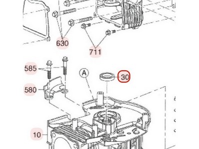 Joint spi de vilebrequin pour moteur Robin / Subaru (90682Z02021000)