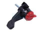 Manette d'accélération universelle avec bouton stop